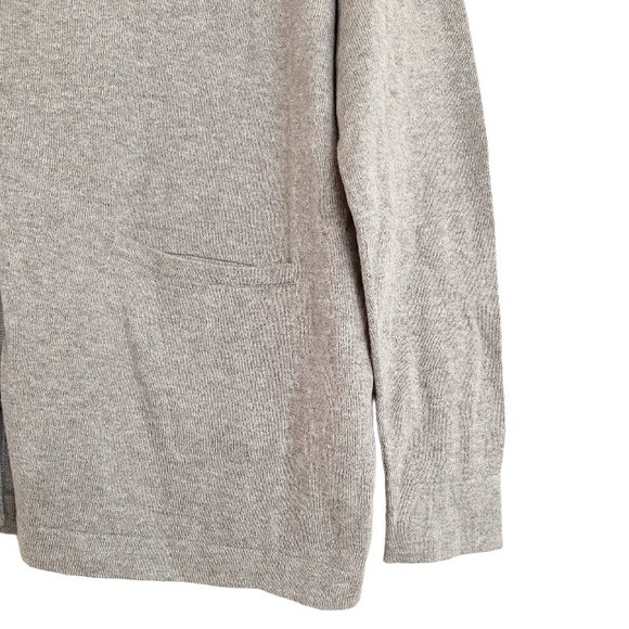 Eileen Fisher Peruvian Flannel Cardigan Gray Size XS - Picture 6 of 7